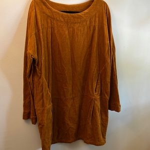 Corduroy dress with pockets